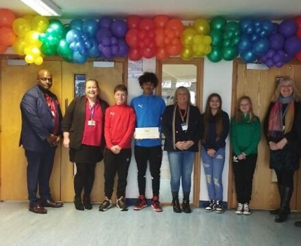 Meridian thrive david greenidge amy anderson ambassadors jayne curd fiona jarman and the mayor